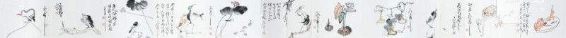    丁衍 花鳥 